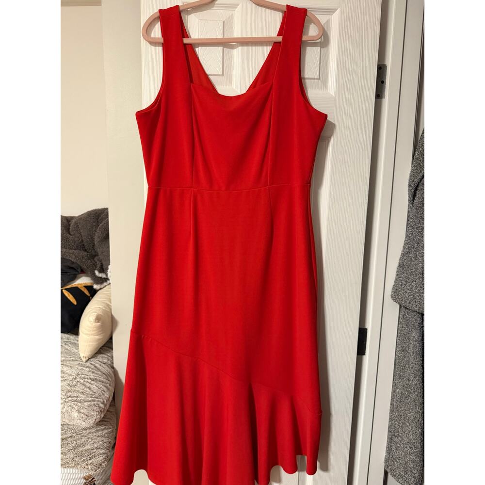 Sharagano Red Dress size 16 - Picture 3 of 5